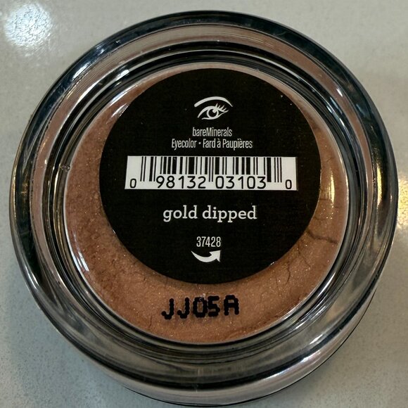 bareMinerals Eyeshadow Gold Dipped Loose Mineral Eye Color .57 g / .02 oz NWT - Picture 1 of 3
